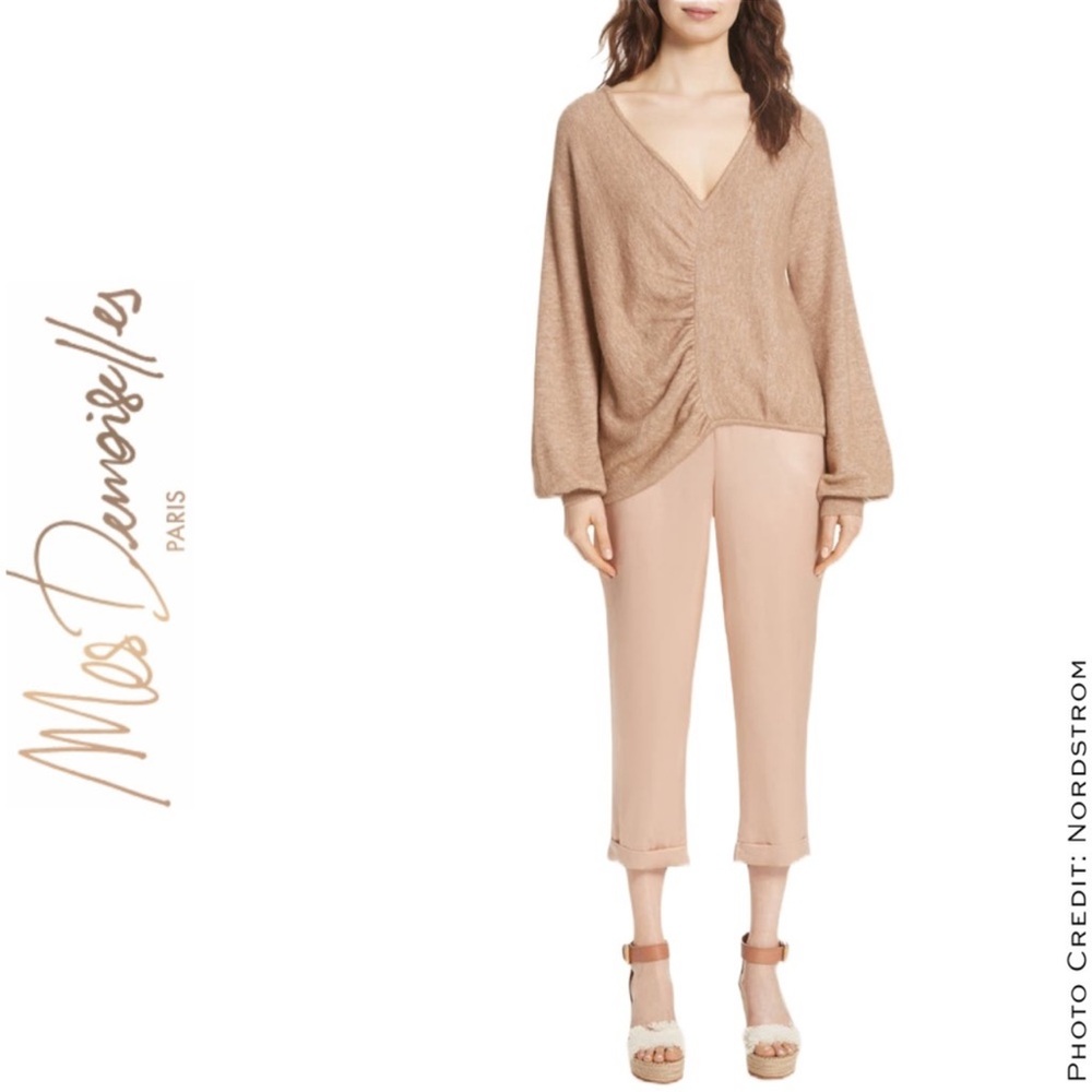 MES DEMOISELLES Paris Asymmetrical Meridien Alpaca & Wool Blend Sweater ๐ฆ 4-6 US - Picture 14 of 15